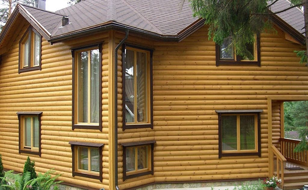 Отделка фасадов блокхаусом в Нижневартовске